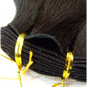 100% Human Hair Extension /Brazilian Virgin Remy Hair / Yaki Hair